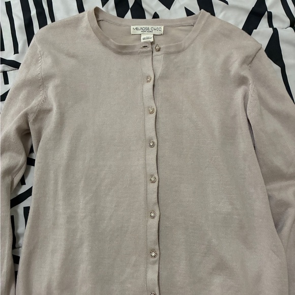 Melrose Chic Sweaters - Flower Cardigan